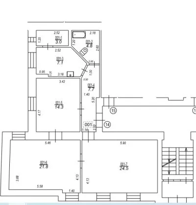 Pārdod dzīvokli, Lāčplēša iela 36, Rīga, Labais krasts, Centrs / 153 920 € 8