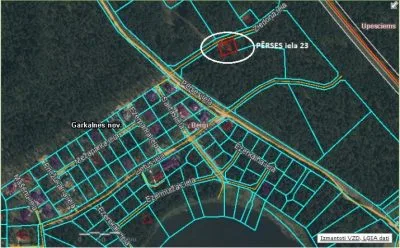 Land plot For Sale, Pērses street 23, Rīga, Labais krasts, Berģi / 41 000 € 10