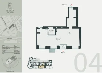Pārdod tirdzniecības telpas, Marijas iela 4, Rīga, Centrs / 322880 € 2