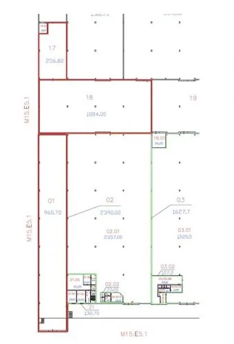 Izīrē tirdzniecības telpas, Mellužu iela 1, Rīga, Kreisais krasts, Imanta / 7 350 € 19