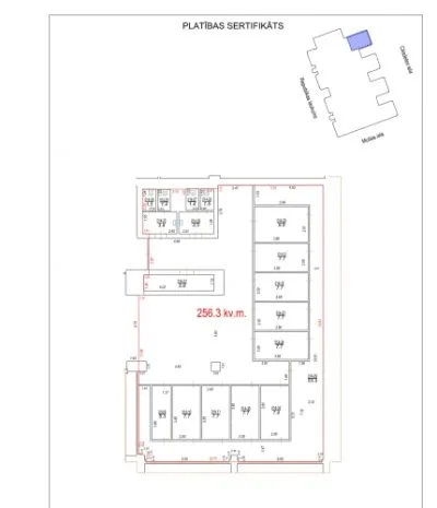 Izīrē tirdzniecības telpas, Republikas laukums iela 2a, Rīga, Labais krasts, Centrs / 2 200 € 4