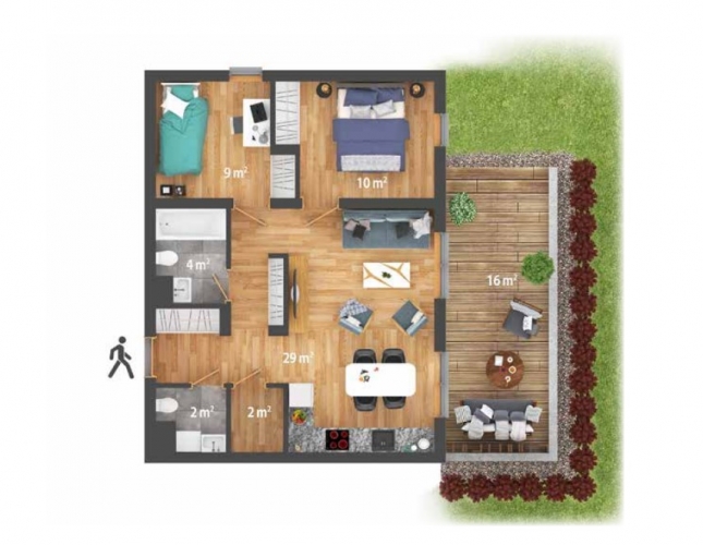 Pārdod dzīvokli, Bulduru iela 3, Babītes novads, Babītes pagasts, Piņķi / 156 000 € 18