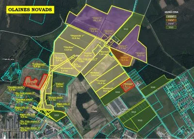 Продажа земли, Cīrulīšu mežš улица 1, Olaines novads, Olaine / 208 000 € 2