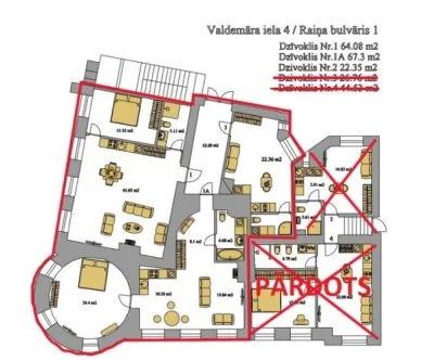 Pārdod investīciju objektu, Kr. Valdemāra iela 4, Rīga, Labais krasts, Centrs / 270 000 € 8