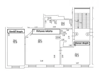 Pārdod dzīvokli, Dzirnavu iela 15, Rīga, Labais krasts, Centrs / 235 000 € 15