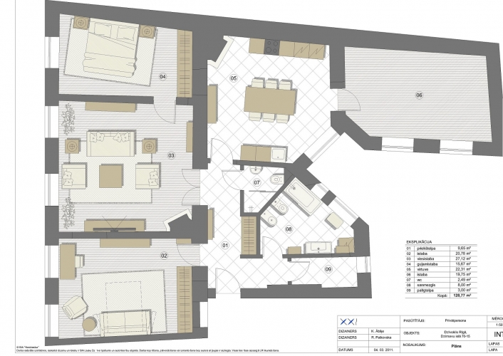 Pārdod dzīvokli, Dzirnavu iela 70, Rīga, Labais krasts, Centrs / 262 000 € 31