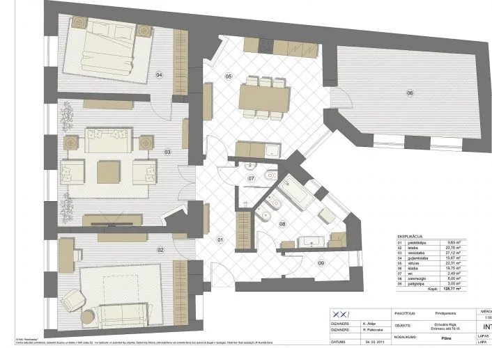 Pārdod dzīvokli, Dzirnavu iela 70, Rīga, Labais krasts, Centrs / 262 000 € 31