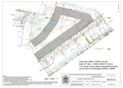 Land plot For Sale, Vagonu street 39, Rīga, Labais krasts, Centrs / 1 250 000 € 23