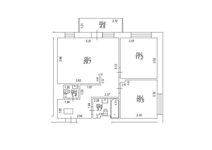 Pārdod dzīvokli, Pededzes iela 3, Rīga, Labais krasts, Centrs / 174 800 € 26