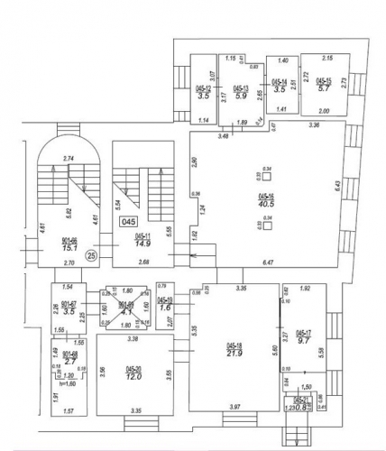 Izīrē biroju, Vilandes iela 11, Rīga, Labais krasts, Centrs / 4 200 € 42