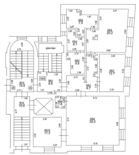 Izīrē biroju, Vilandes iela 11, Rīga, Labais krasts, Centrs / 4 200 € 41