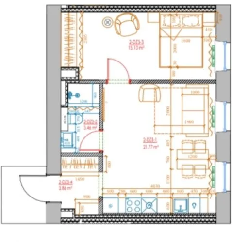 Izīrē dzīvokli, Raņķa dambis iela 31, Rīga, Kreisais krasts, Āgenskalns / 630 € 15