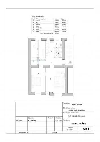 Izīrē dzīvokli, Emīlijas Benjamiņas iela 10, Rīga, Labais krasts, Centrs / 495 € 17