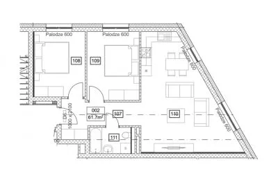 Продажа квартиры, Vēja улица 33, Rīga, Kreisais krasts, Torņkalns / 145 200 € 15