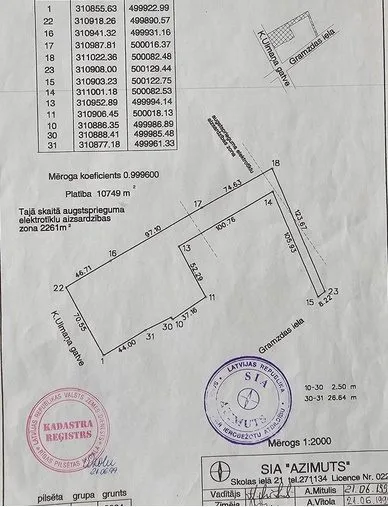 Pārdod zemi, Kārļa Ulmaņa gatve 128, Rīga, Šampēteris / 800000 € 8