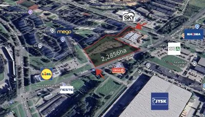 Pārdod zemi, Biķernieku iela 102, Rīga, Labais krasts, Mežciems / 2 286 500 € 2