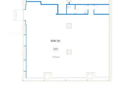 Izīrē biroju, Briāna iela 9A, Rīga, Labais krasts, Centrs / 1 530 € 8