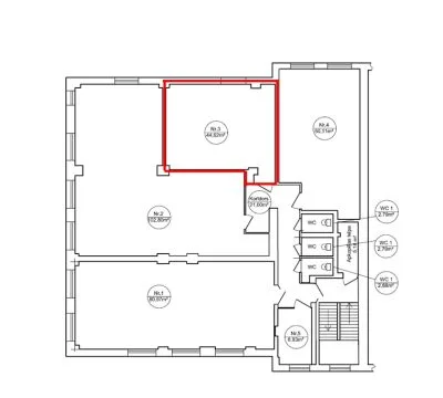 Office For Rent, Abulas street 2, Rīga, Labais krasts, Čiekurkalns / 200 € 7