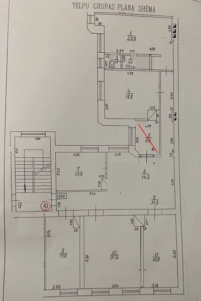 Izīrē dzīvokli, Alfrēda Kalniņa iela 1a, Rīga, Labais krasts, Centrs / 1 700 € 3