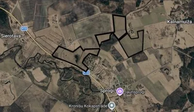 Pārdod zemi, Sproģi 1, Neretas novads, Zalves pagasts / 242 750 € 2