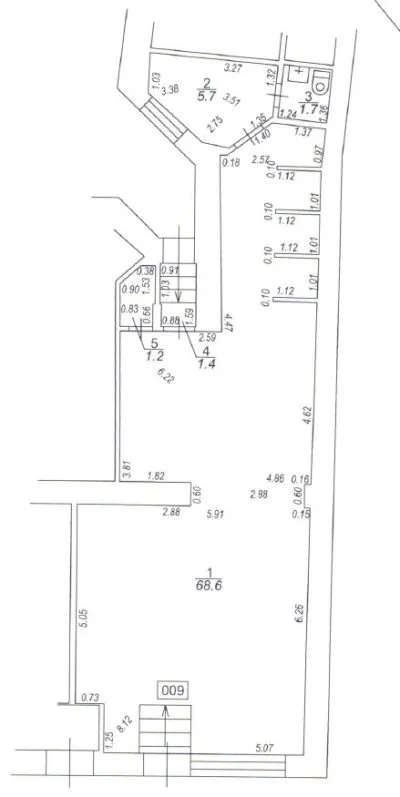 Izīrē tirdzniecības telpas, Krišjāņa Barona iela 19, Rīga, Labais krasts, Centrs / 1 300 € 8