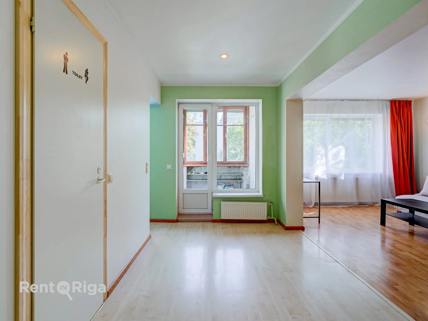 A spacious, bright and sunny 3-room apartment is available for long-term rent in Purvciems, Mārcienas street 2, Rīga, Labais krasts, Purvciems / 400 € 9