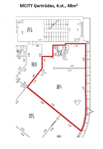 Office For Rent, Ģertrūdes street 66, Rīga, Labais krasts, Centrs / 576 € 10