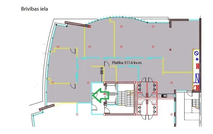 Аренда офиса, Brīvības улица 171, Rīga, Labais krasts, Centrs / 2 804 € 21