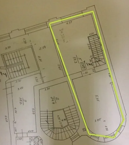 Izīrē tirdzniecības telpas, Barona iela 28, Rīga, Labais krasts, Centrs / 2 000 € 6
