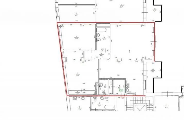 Pārdod biroju, Dzirnavu iela 37, Rīga, Labais krasts, Centrs / 254 400 € 13