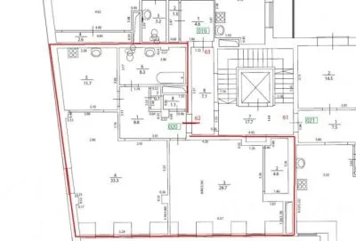 Pārdod biroju, Dzirnavu iela 37, Rīga, Labais krasts, Centrs / 171 500 € 11